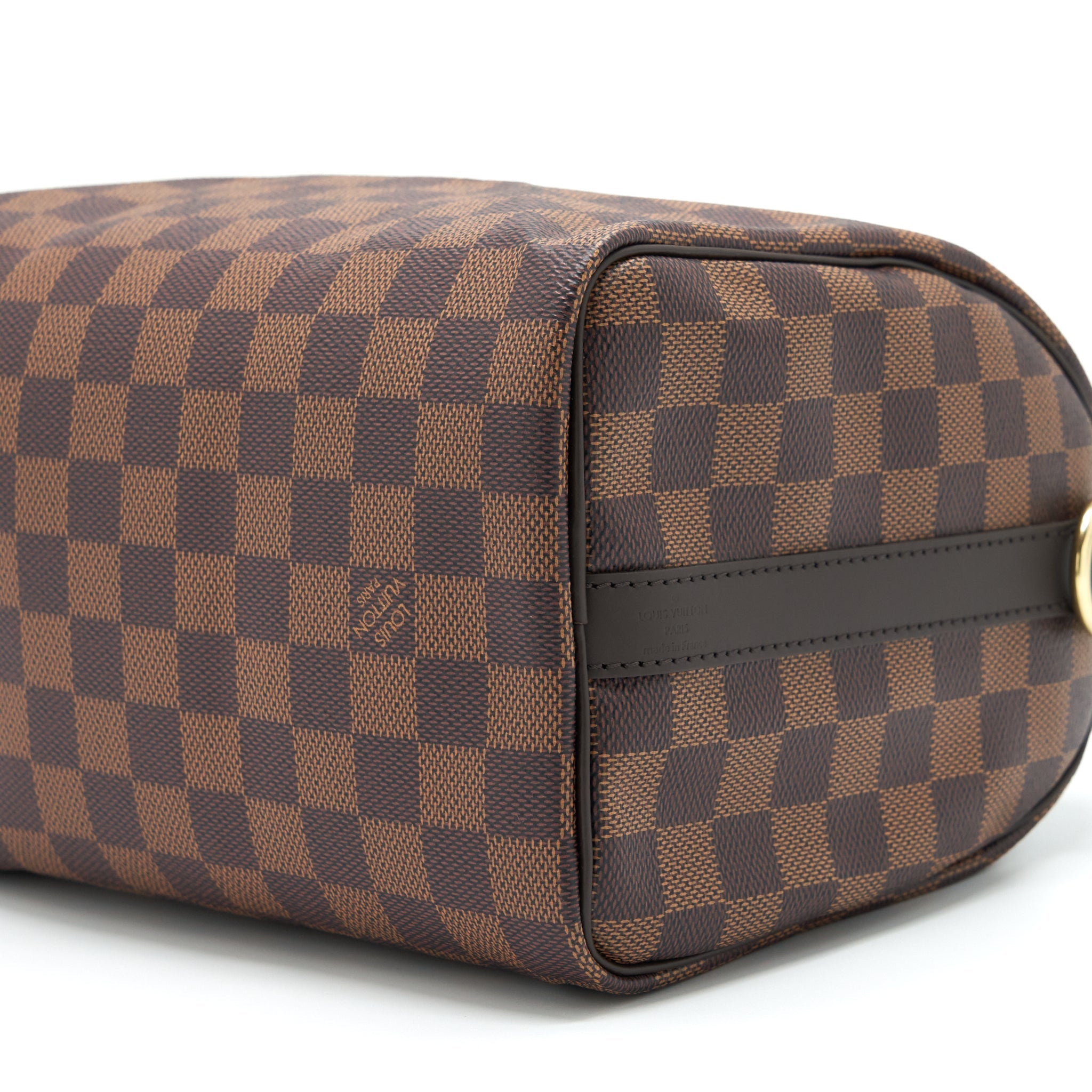 LOUIS VUITTON SPEEDY BANDOULIERE 25 DAMIER EBENE CANVAS GHW
