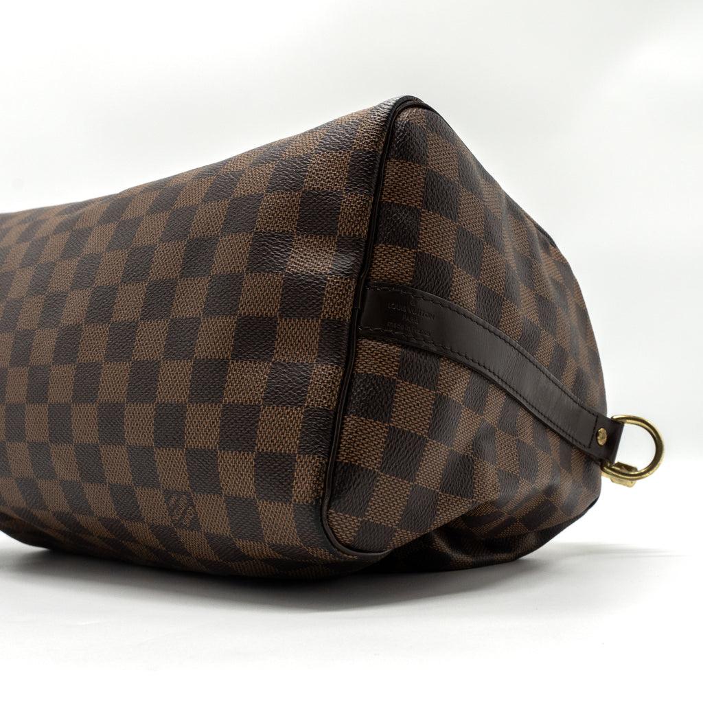 LOUIS VUITTON SPEEDY BANDOULIERE 30 DAMIER EBENE GHW