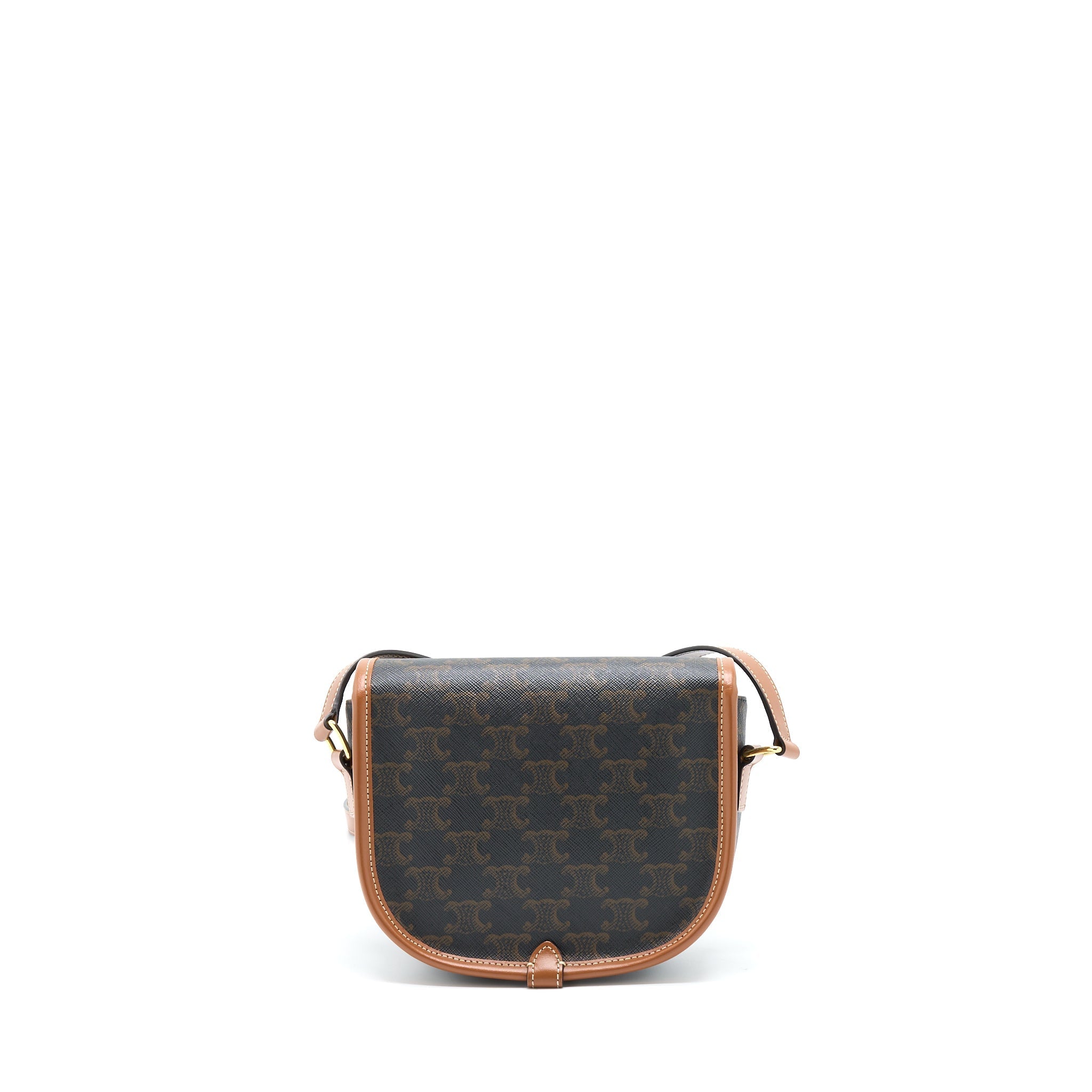 CELINE FOLCO MEDIUM TRIOMPHE CANVAS BAG GHW