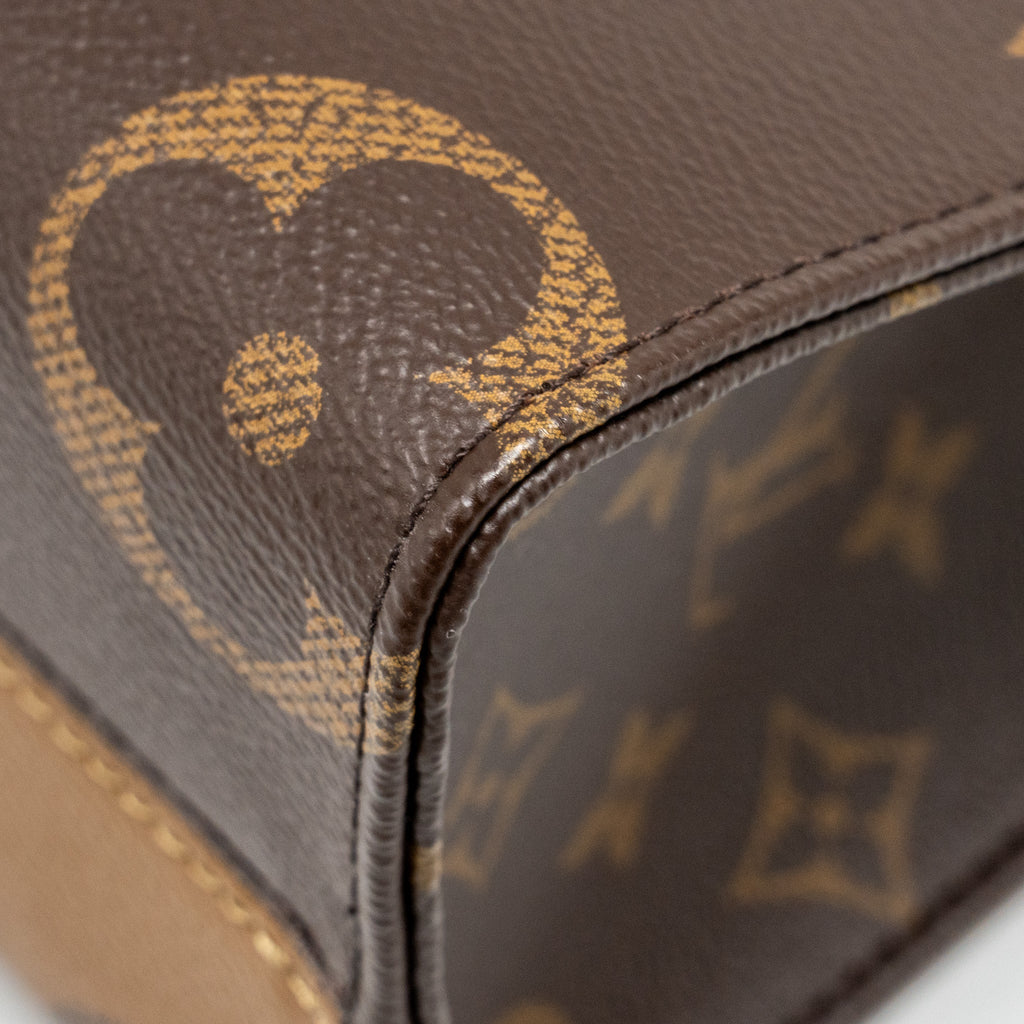 LOUIS VUITTON ONTHEGO PM MONOGRAM REVERSE CANVAS GHW