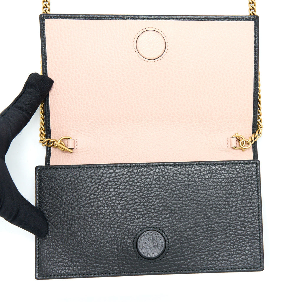 GUCCI CHAIN WALLET BLACK GHW