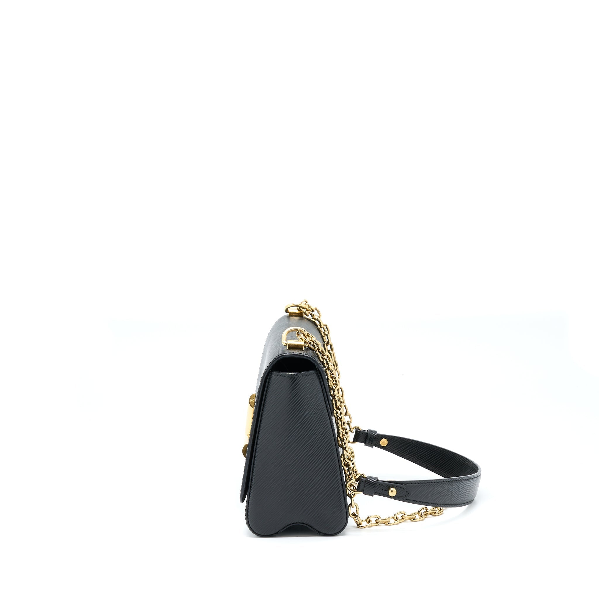 LOUIS VUITTON TWIST MM EPI BLACK GHW