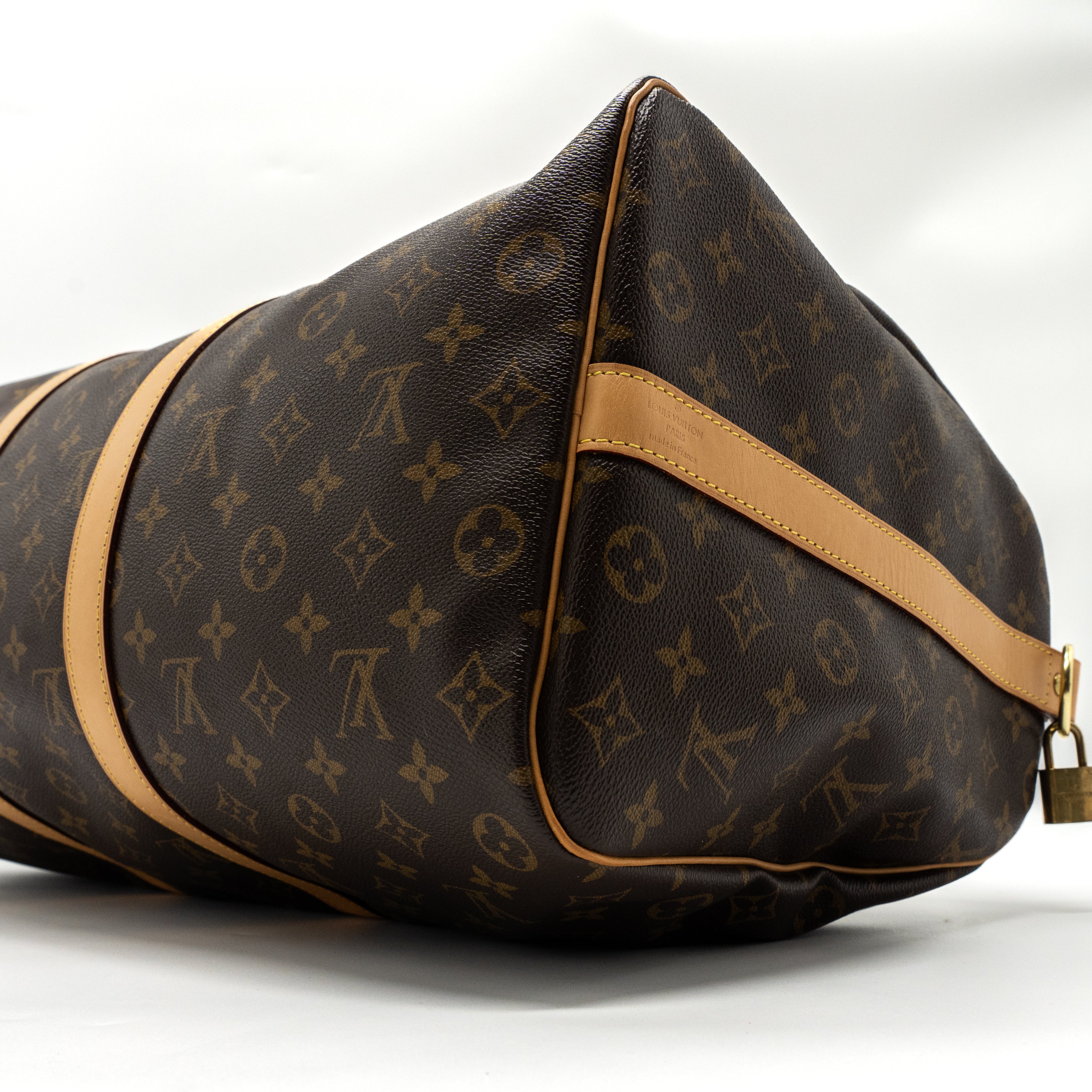 LOUIS VUITTON KEEPALL BANDOULIRE 50 MONOGRAM CANVAS GHW