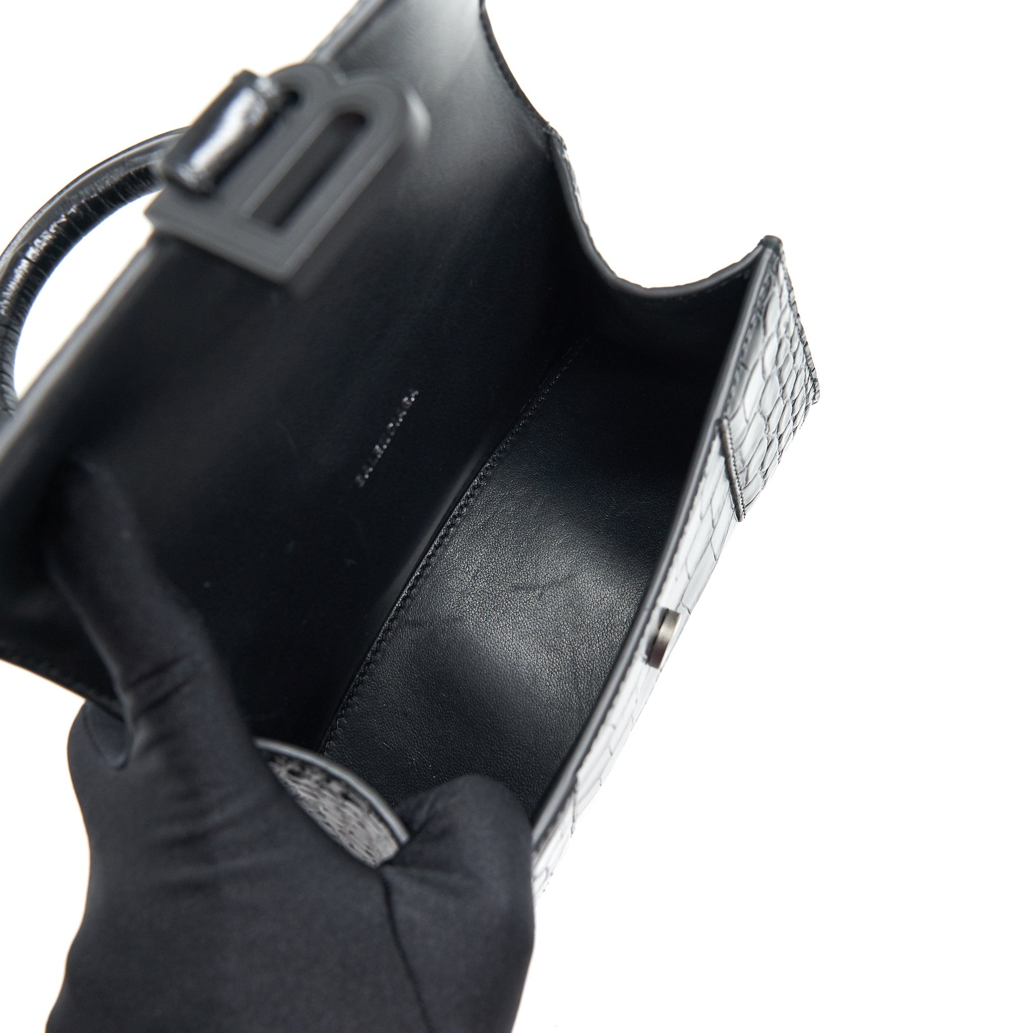 BALENCIAGA HOURGLASS XS SO BLACK