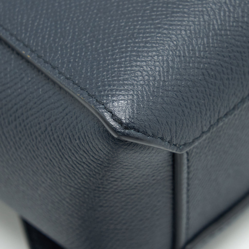CELINE PICO BELT BAG GRAINED CALFSKIN NAVY GHW