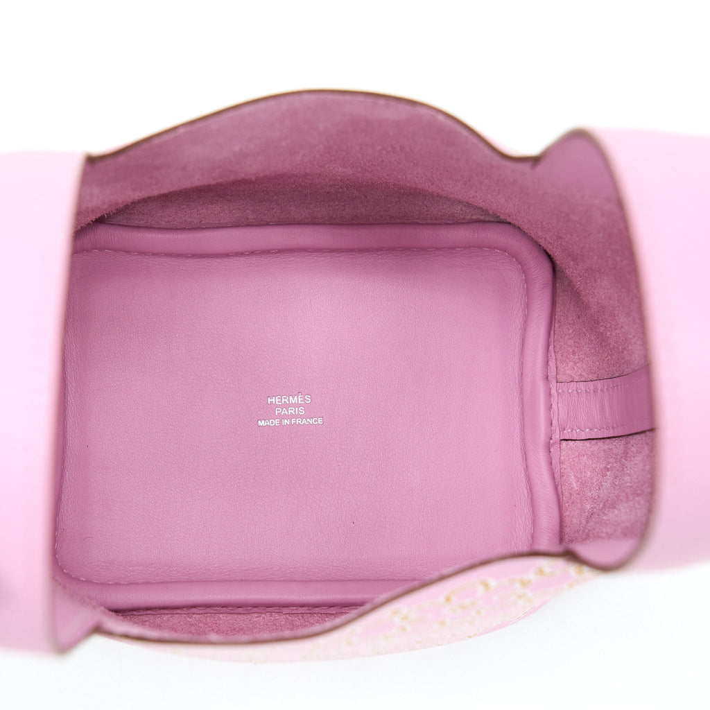 HERMES MICRO PICOTIN 14 LOCK BAG SWIFT MAUVE SYLVESTRE SHW