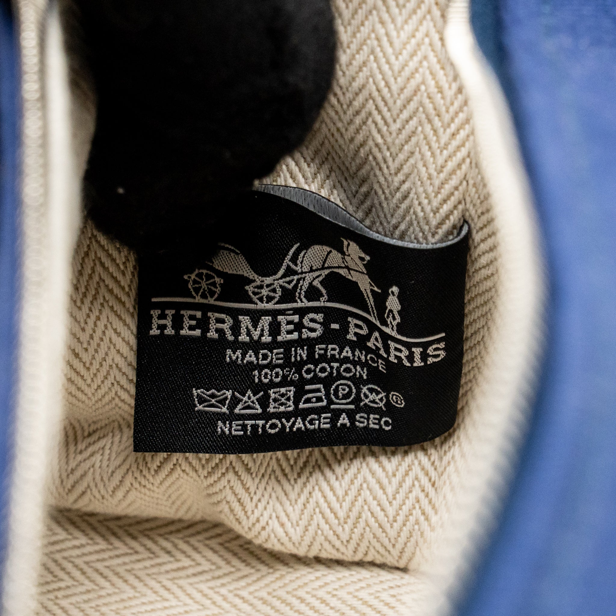 HERMES TROUSSE DE TOILETTE BRIDE A BRAC PM MARINE SHW