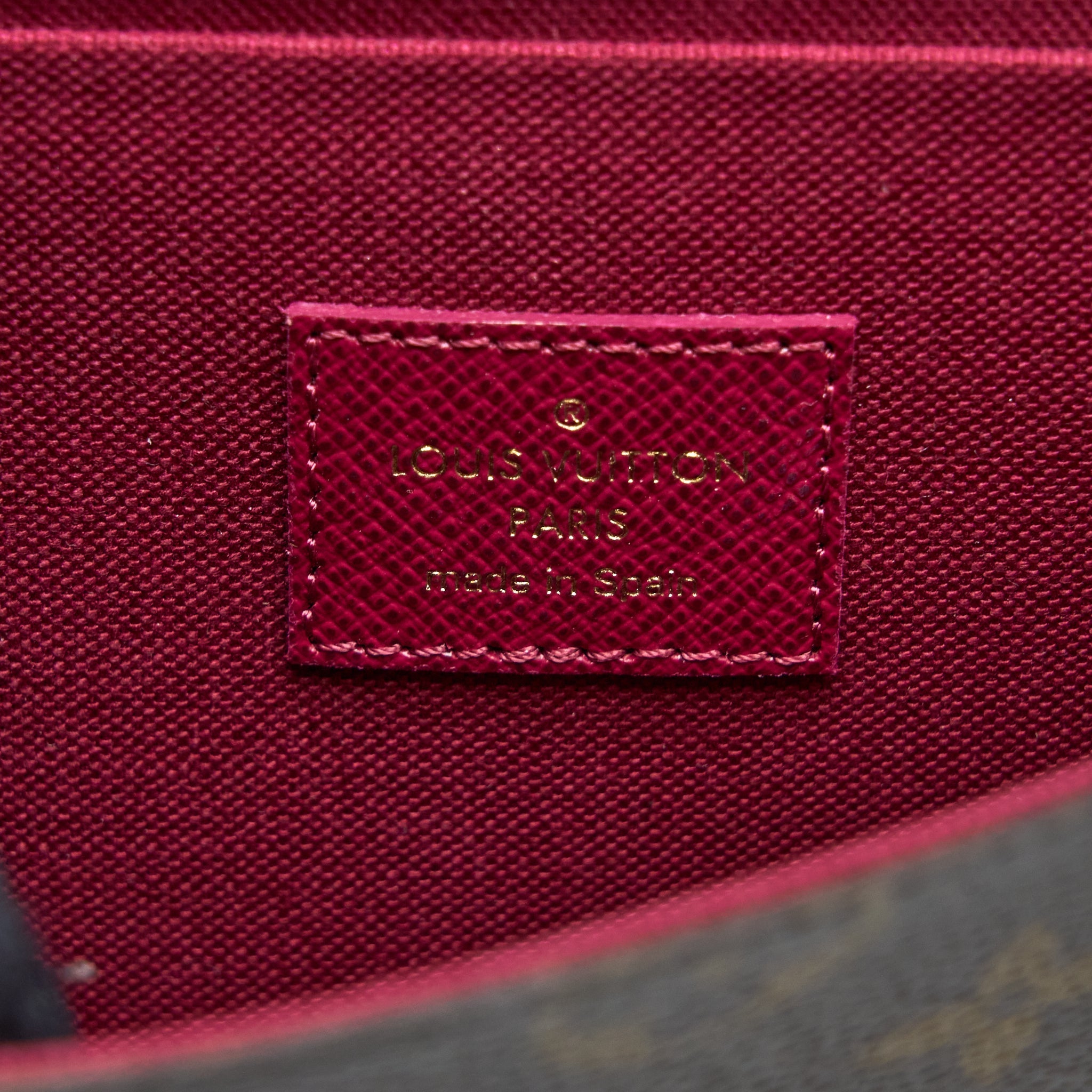 LOUIS VUITTON FELICIE POCHETTE MONOGRAM CANVAS GHW