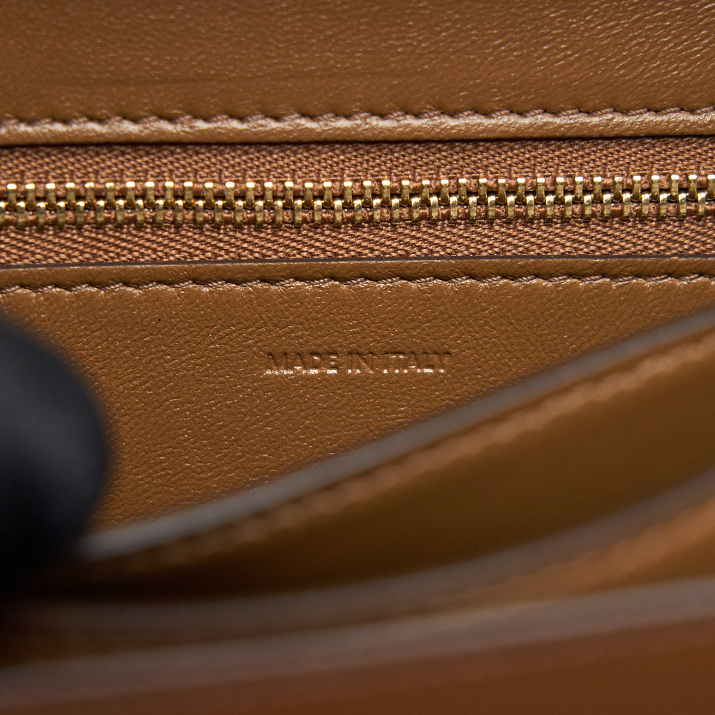 CELINE SMALL CLASSIC BOX BAG CAMEL GHW