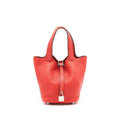 HERMES PICOTIN 18 LOCK BAG ROUGE TOMATE SHW