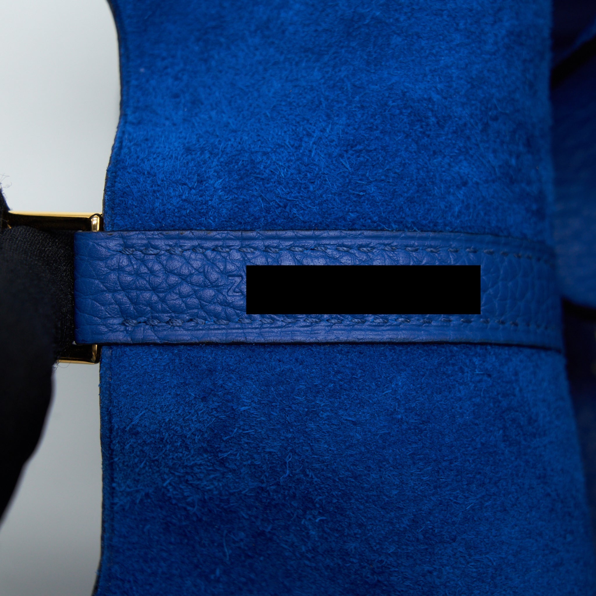 HERMES PICOTIN 18 LOCK BAG TAURILLON MAURICE BLEU DE FRANCE GHW