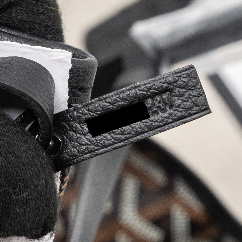 GOYARD SAINT LOUIS PM TOTE BAG GOYARDINE CANVAS/CALFSKIN BLACK SHW
