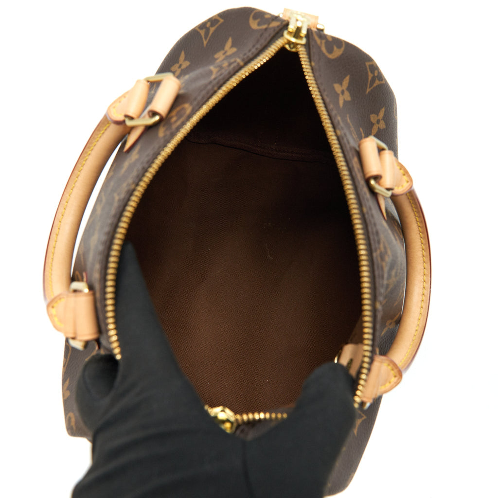 LOUIS VUITTON SPEEDY 25 MONOGRAM CANVAS WITH INITIAL