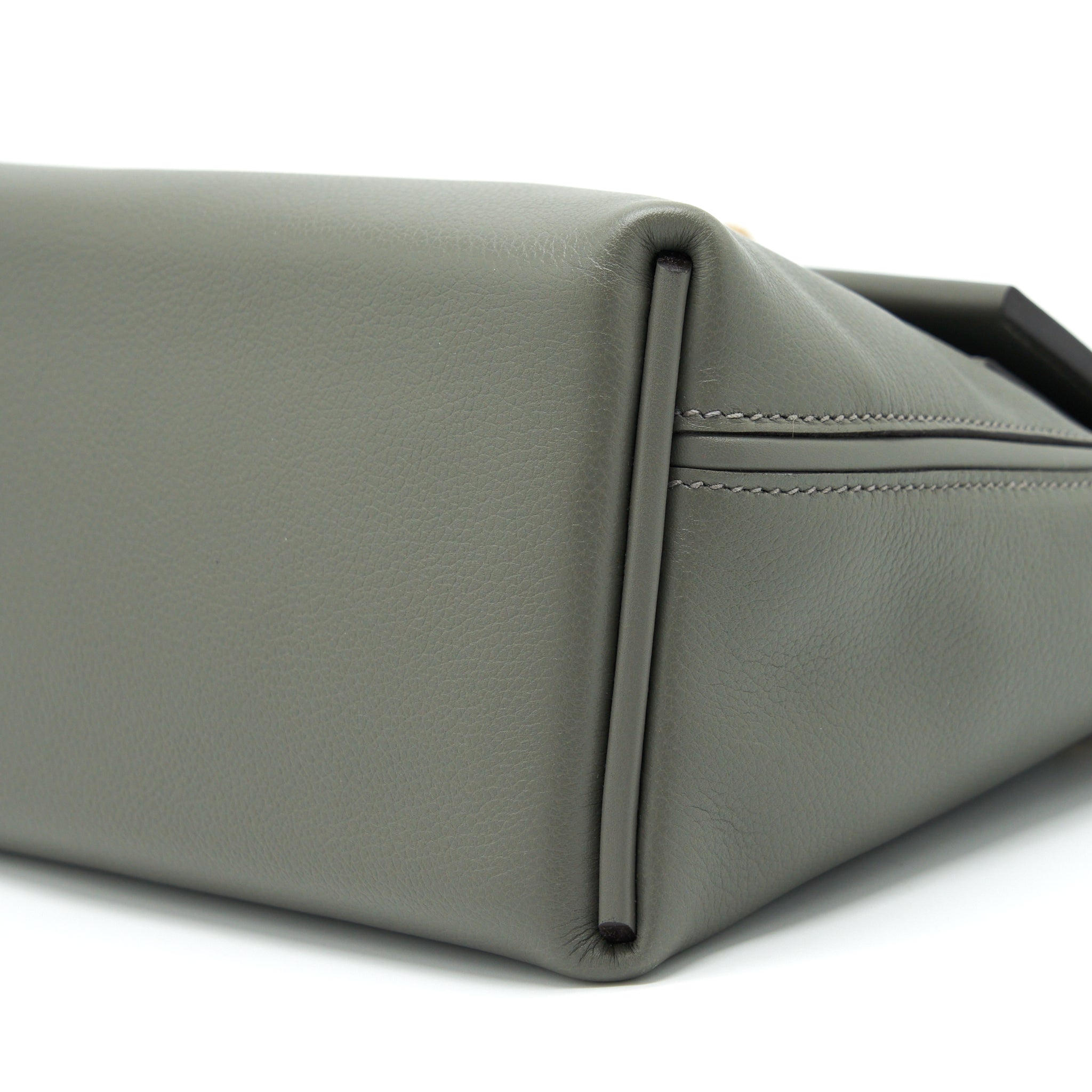 HERMES MINI 24/24 2424 - 21 EVERCOLOR / SWIFT GRIS MEYER GHW