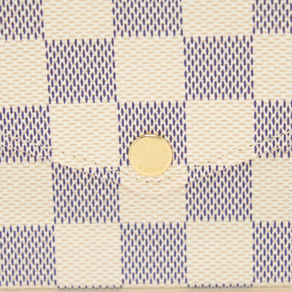 LOUIS VUITTON FELICIE POCHETTE DAMIER AZUR CANVAS GHW