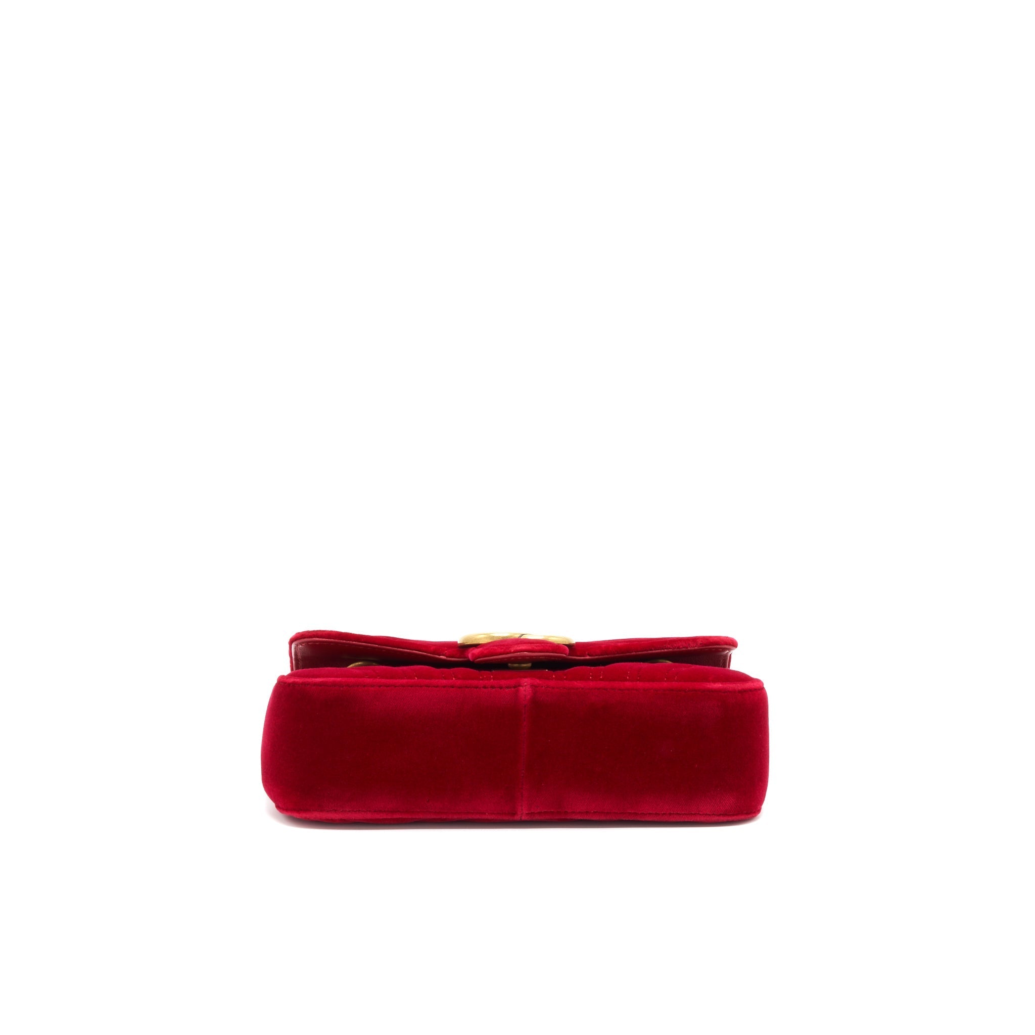 GUCCI VELVET MARMONT MATELASSE MINI BAG