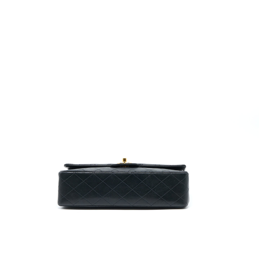 CHANEL VINTAGE FLAP BAG LAMBSKIN BLACK GHW