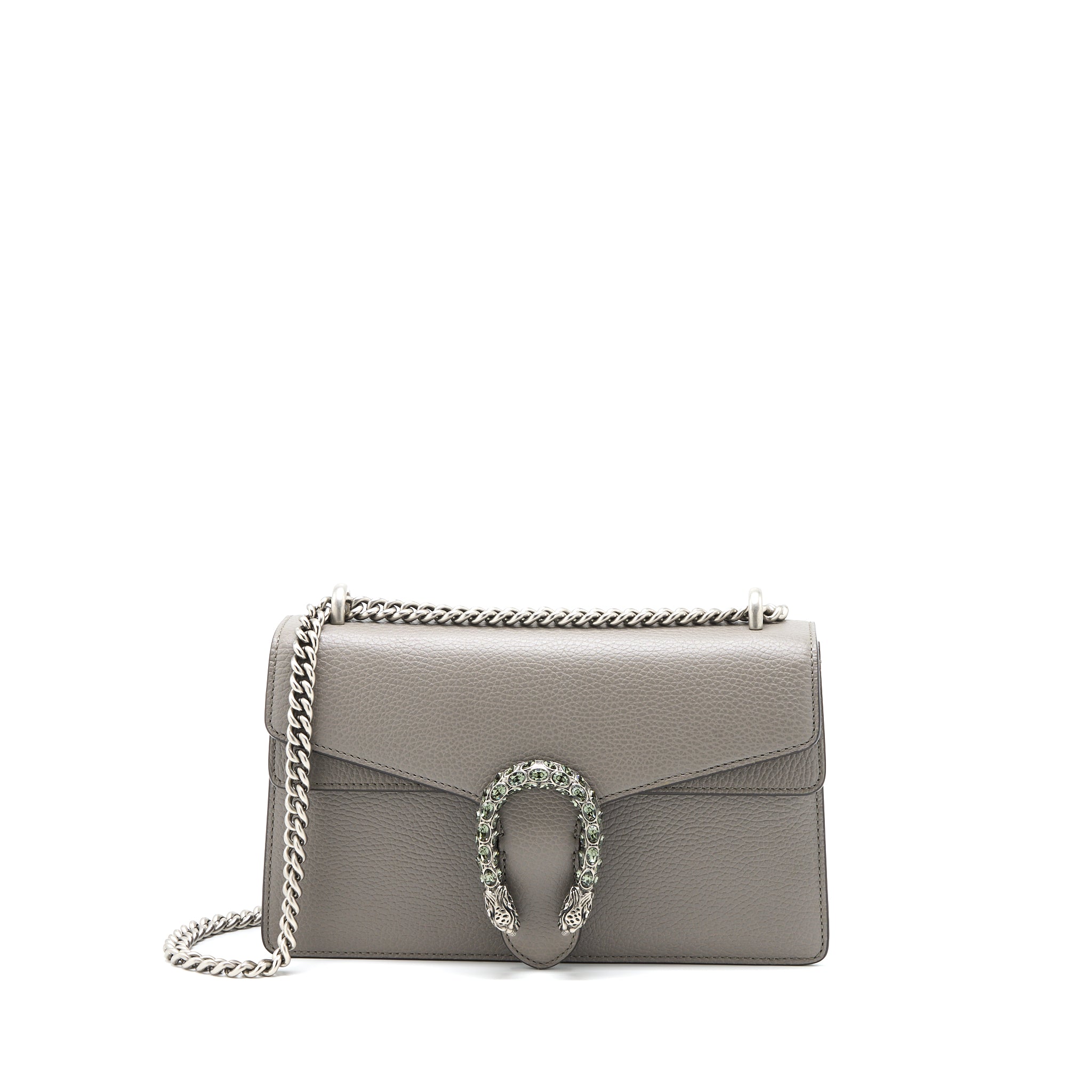 GUCCI SMALL DIONYSUS CALFSKIN GREY SHW