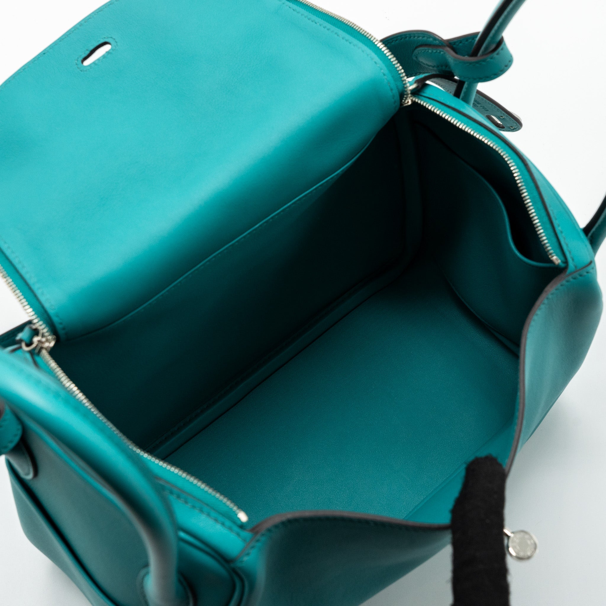 HERMES LINDY 26 SWIFT BLUE PAON SHW