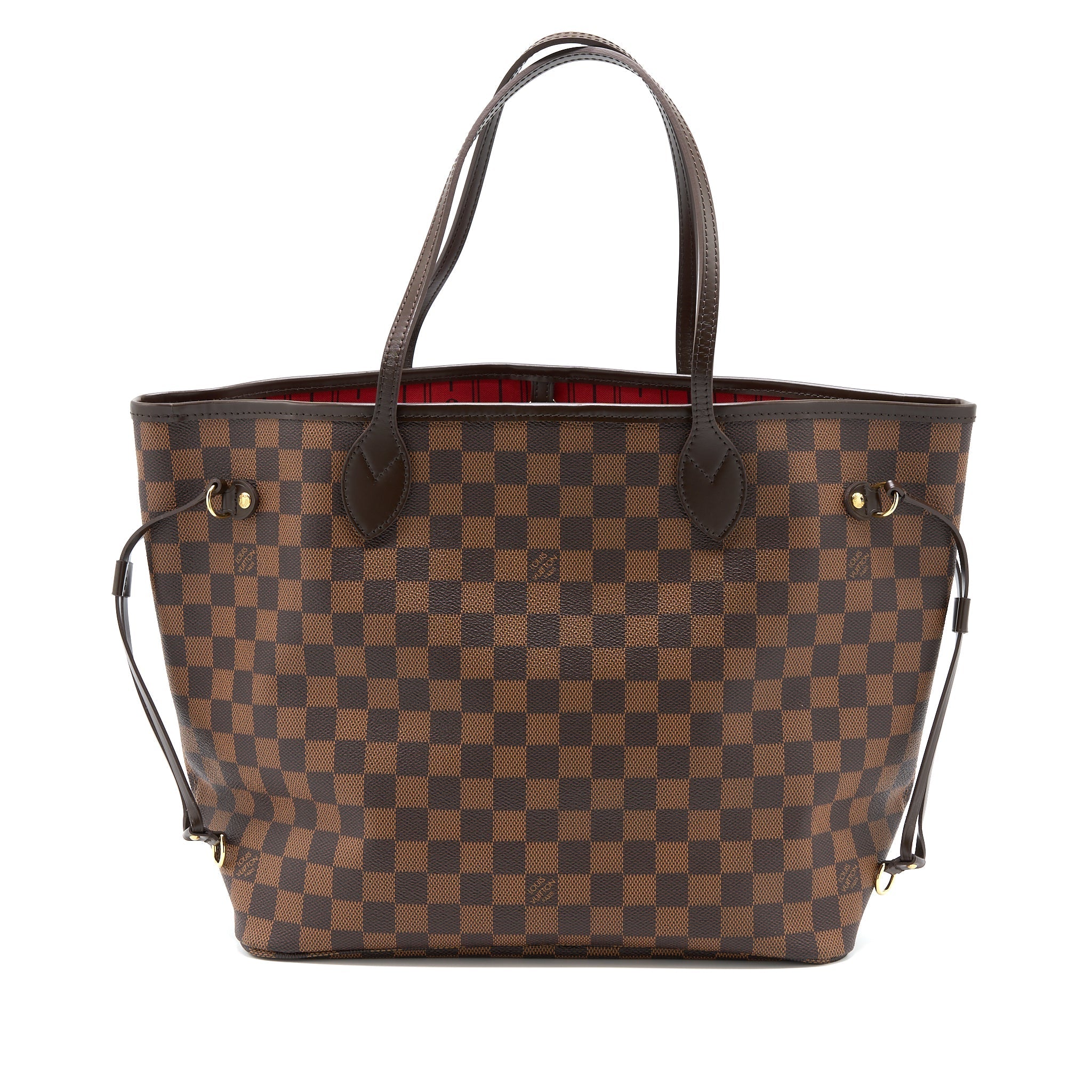 LOUIS VUITTON NEVERFULL MM DAMIER EBENE CANVAS GHW