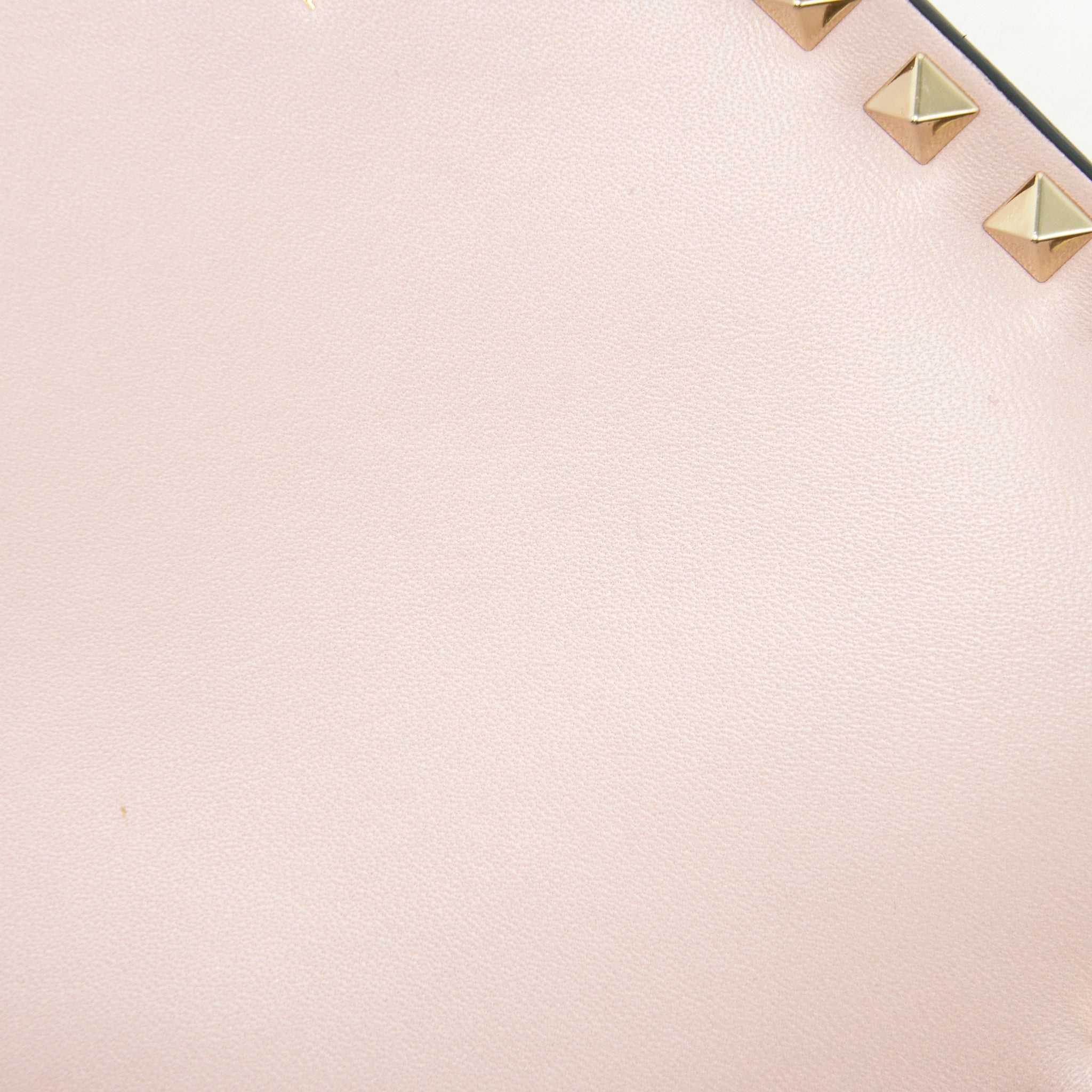 VALENTINO GARAVANI ROCKSTUD LEATHER CLUTCH BAG MULTICOLORED