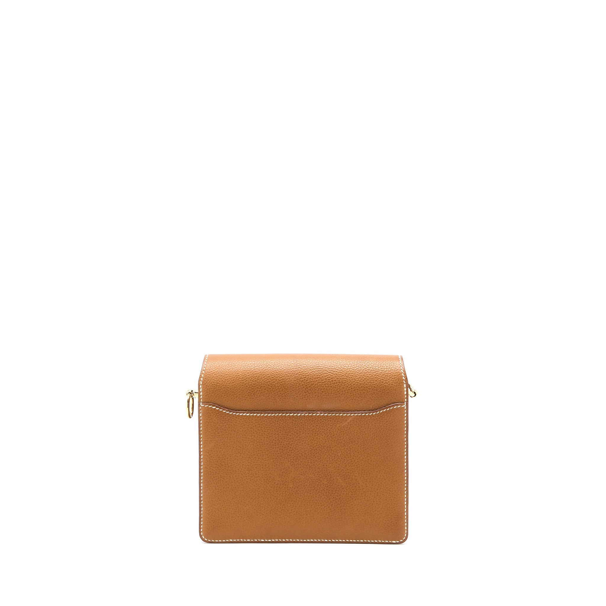 HERMES MINI ROULIS BARENIA FAUBOURG 34 FAUVE GHW