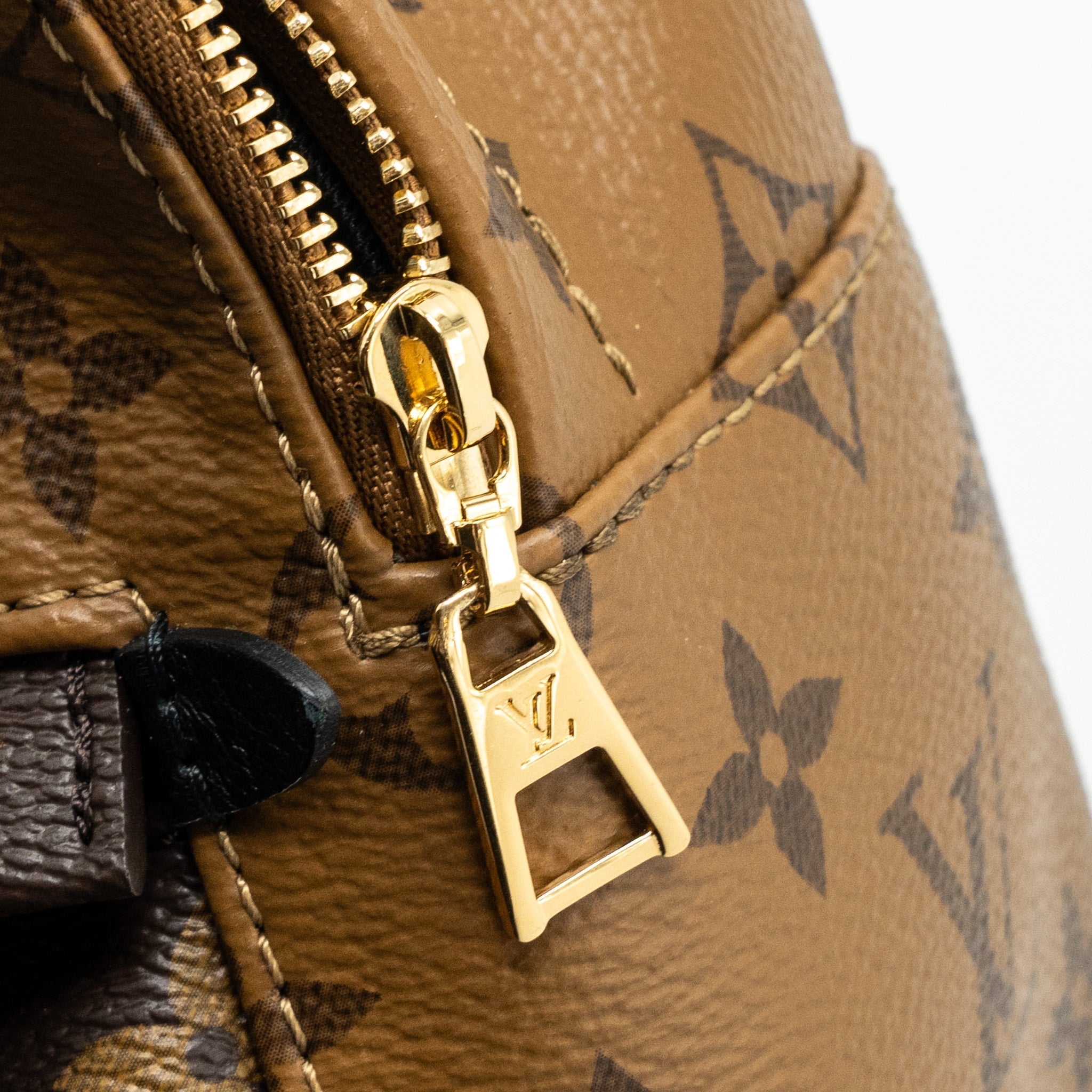 LOUIS VUITTON MINI PALM SPRING BACKPACK REVERSE MONOGRAM CANVAS GHW