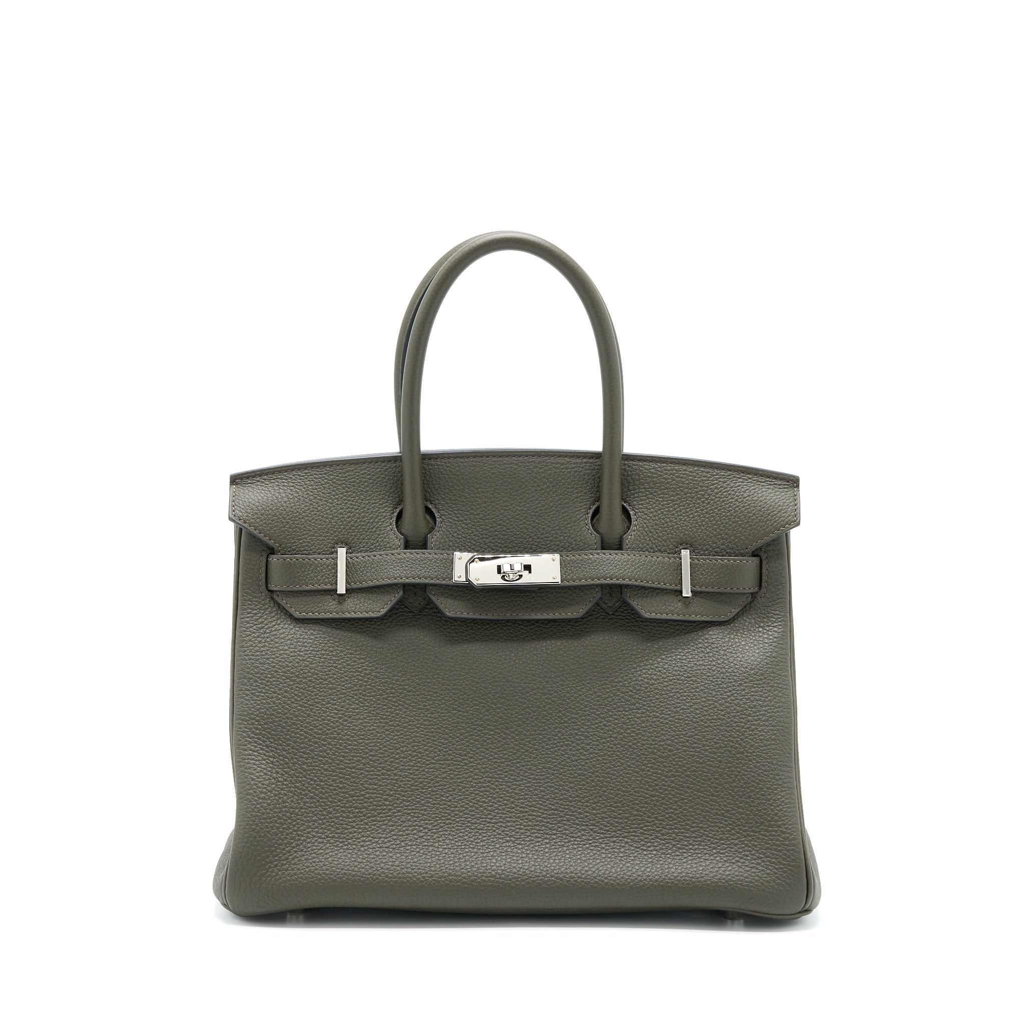 HERMES BIRKIN 30 TOGO C6 VERT DE GRIS SHW