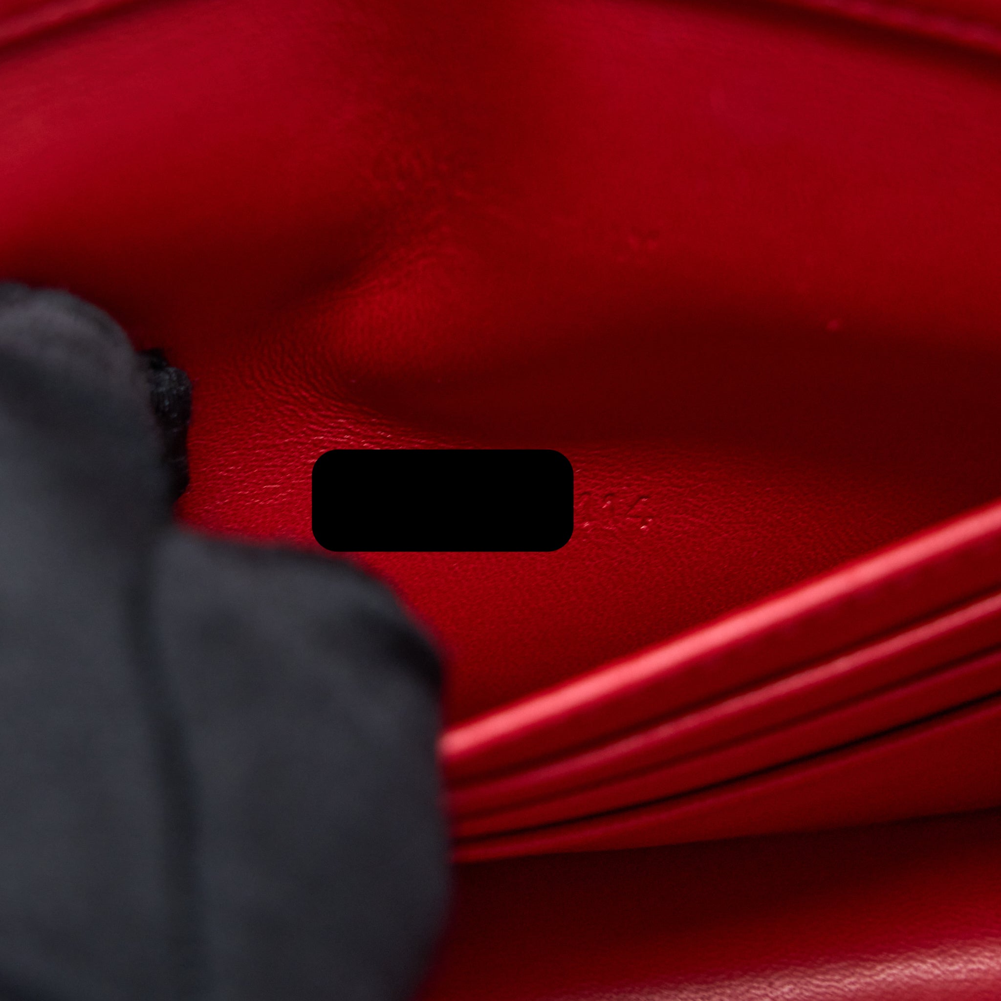 DIOR MISS DIOR WALLET ON CHAIN LAMBSKIN RED/PINK LGHW