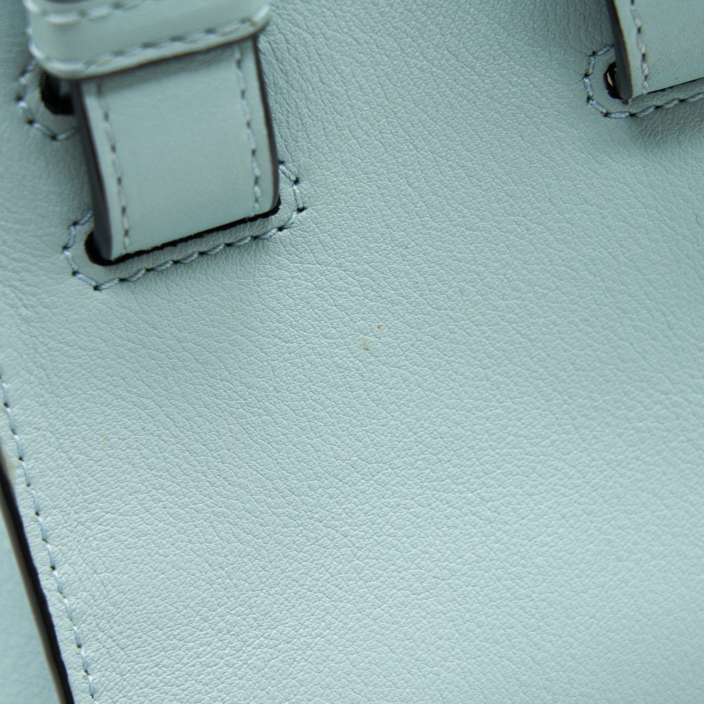 LOEWE HAMMOCK SMALL SHOULDER BAG AQUA