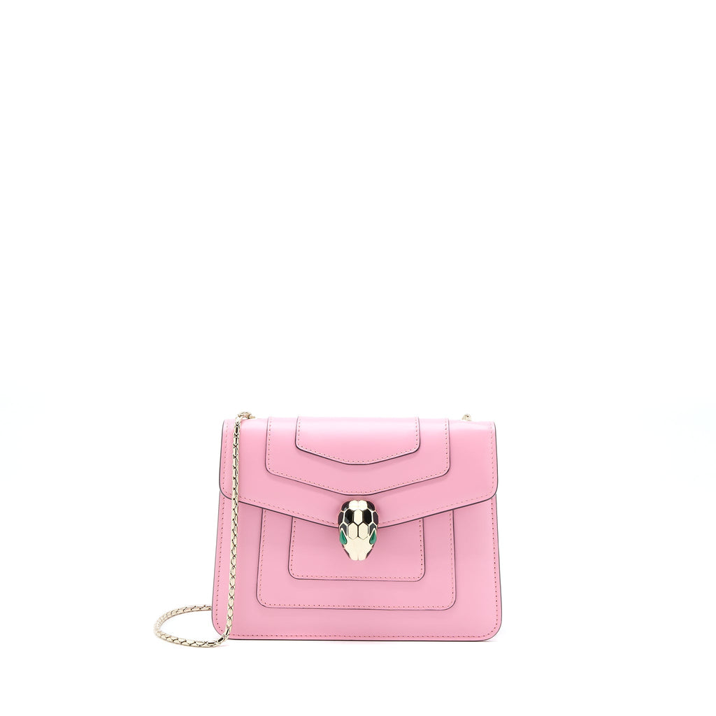 BVLGARI SERPENTI FOREVER CROSSBODY BAG PINK