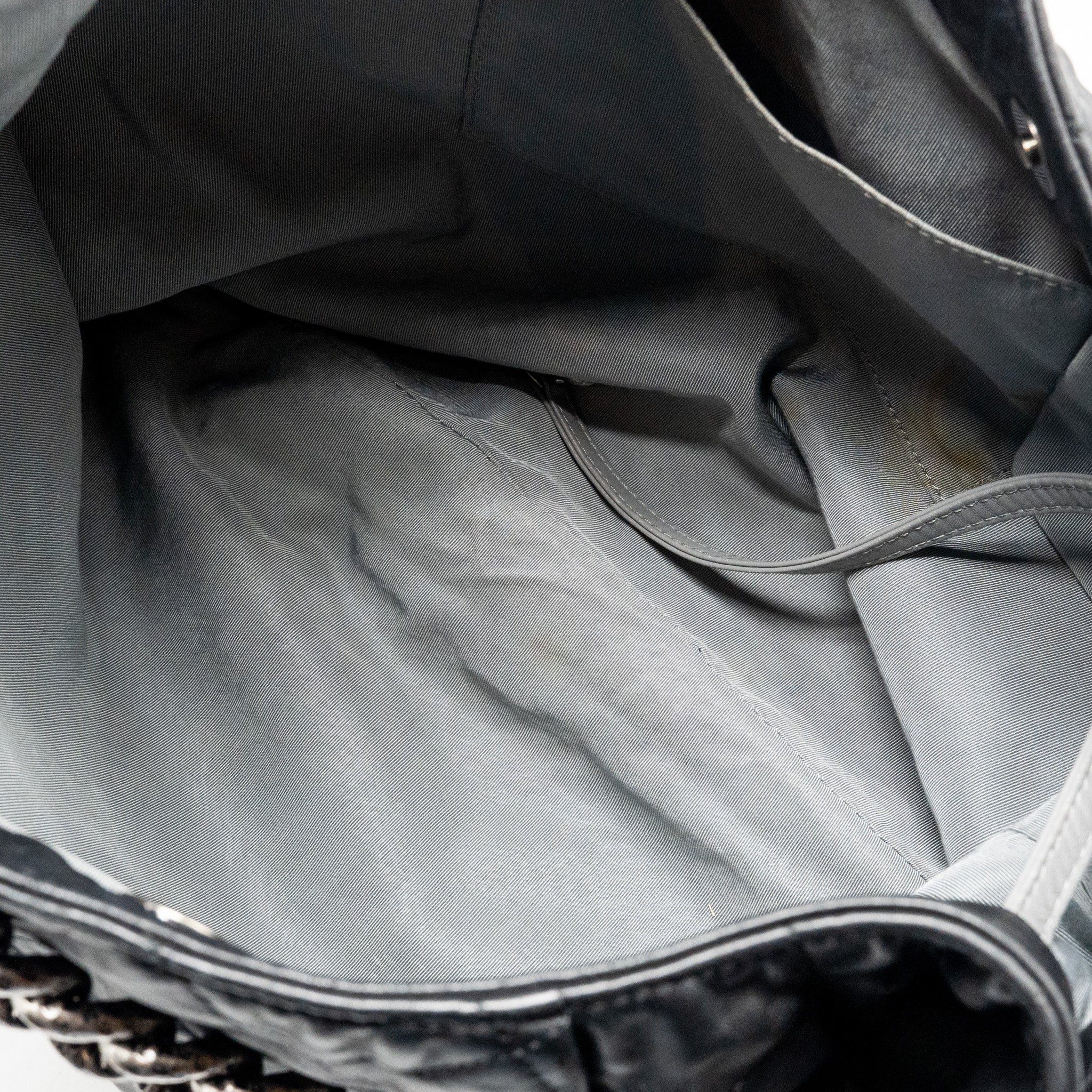 CHANEL COCO PLEATS HOBO BAG CALFSKIN BLACK RUTHENIUM HARDWARE