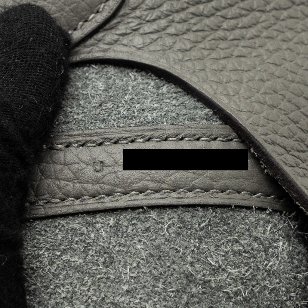 HERMES PICOTIN 18 LOCK BAG CLEMENCE GRIS MEYER GHW
