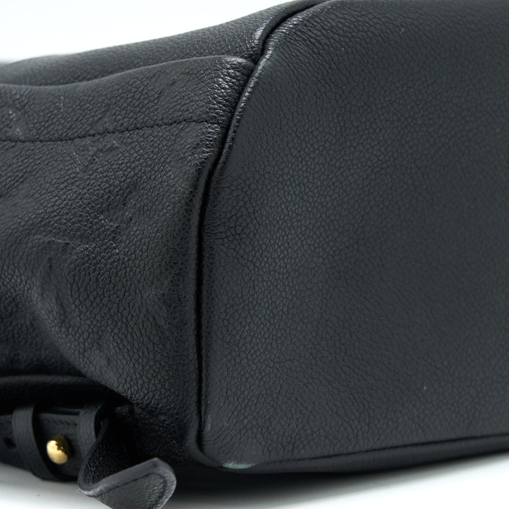 LOUIS VUITTON SORBONNE BACKPACK MONOGRAM EMPREINTE BLACK GHW