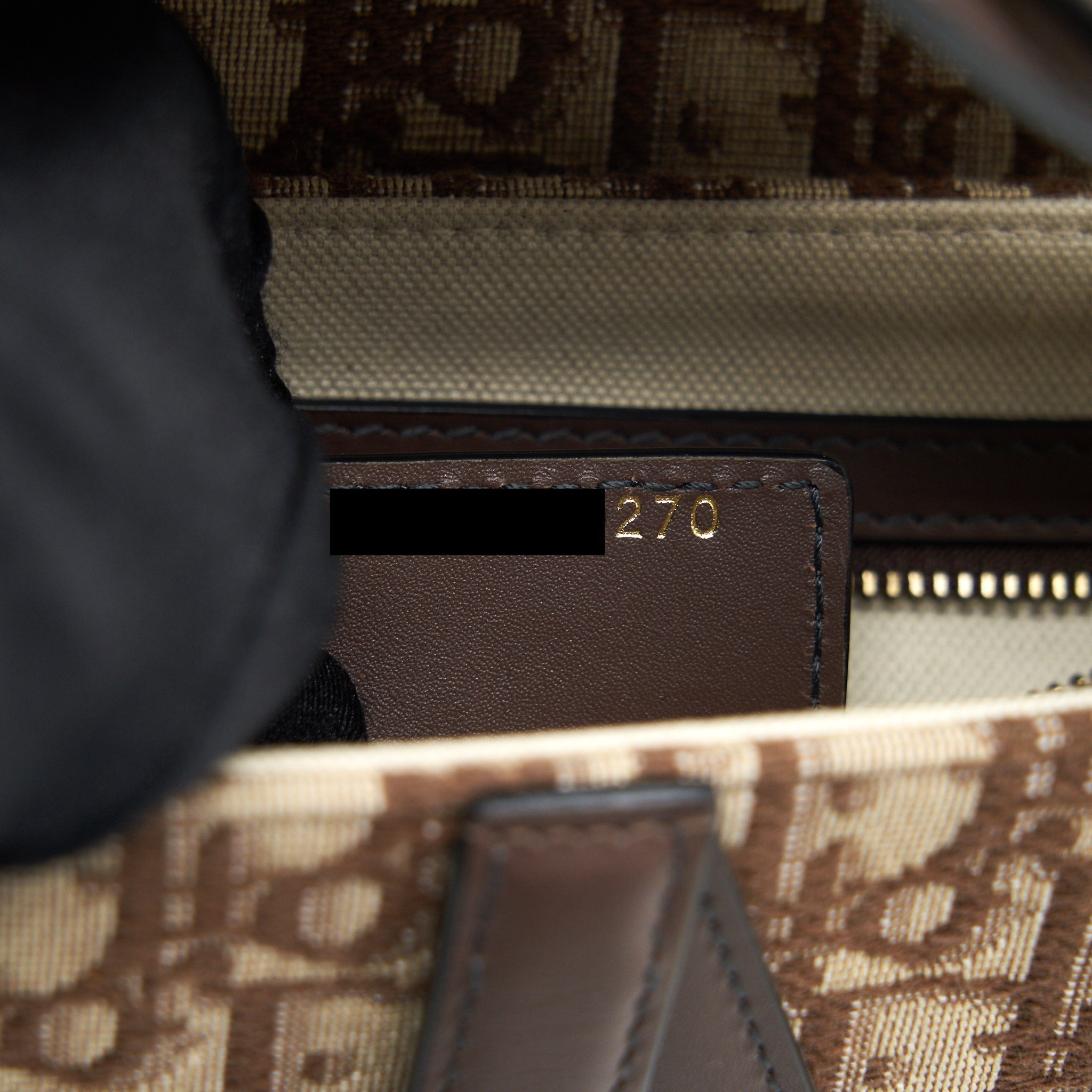 DIOR MEDIUM SADDLE BAG BROWN OBLIQUE GHW