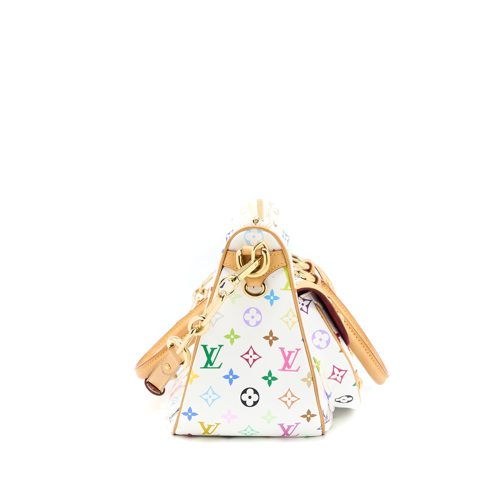 LOUIS VUITTON RITA BAG WHITE MONOGRAM MULTICOLOUR CANVAS GHW