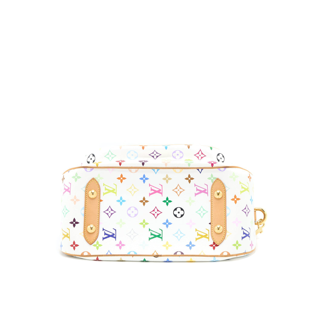 LOUIS VUITTON RITA BAG WHITE MONOGRAM MULTICOLOUR CANVAS GHW
