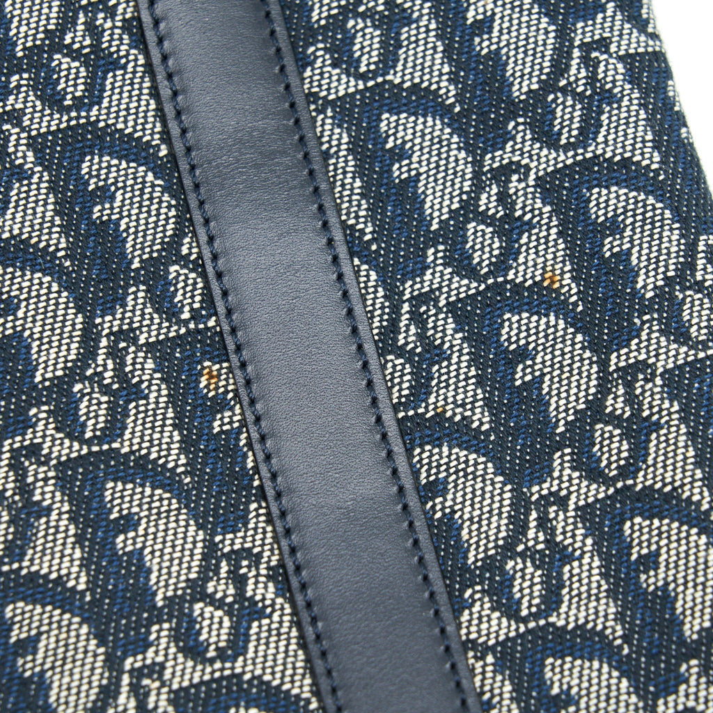 DIOR VINTAGE TOTE BAG OBLIQUE CANVAS GHW