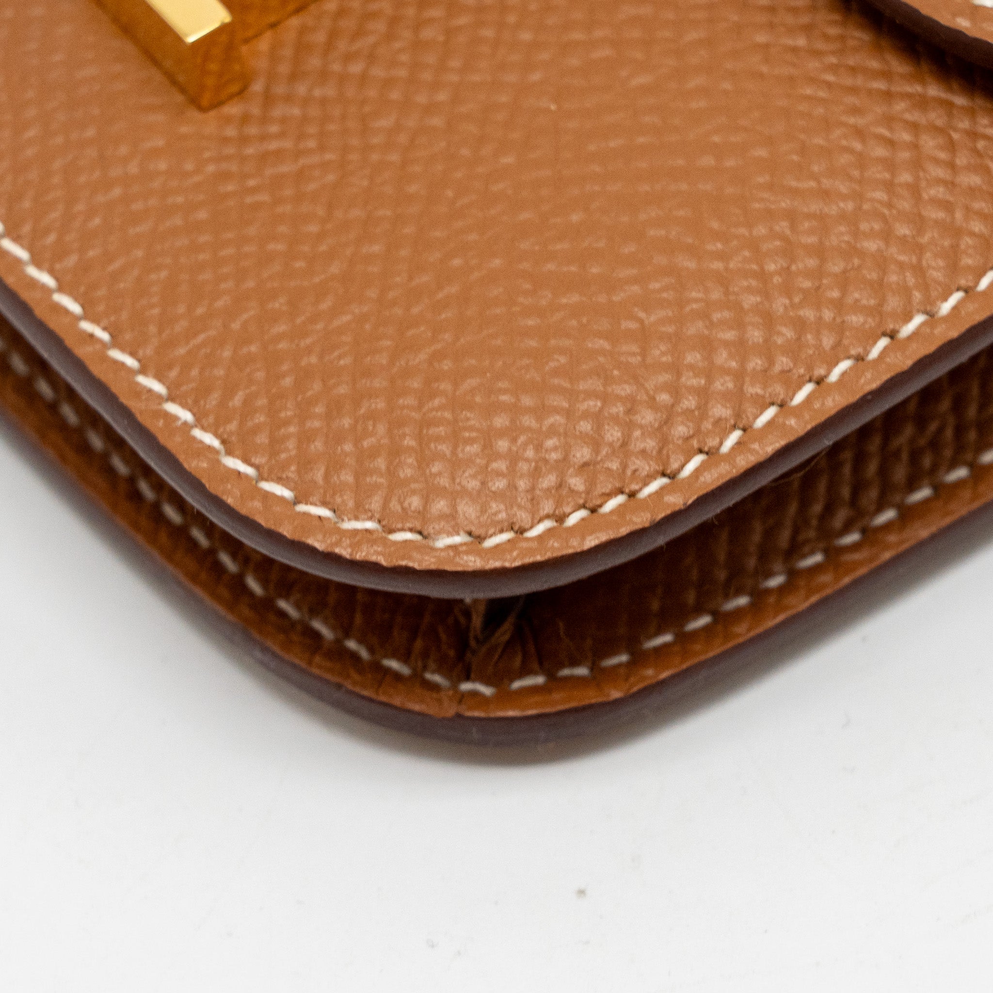 HERMES CONSTANCE SLIM EPSOM GOLD GHW