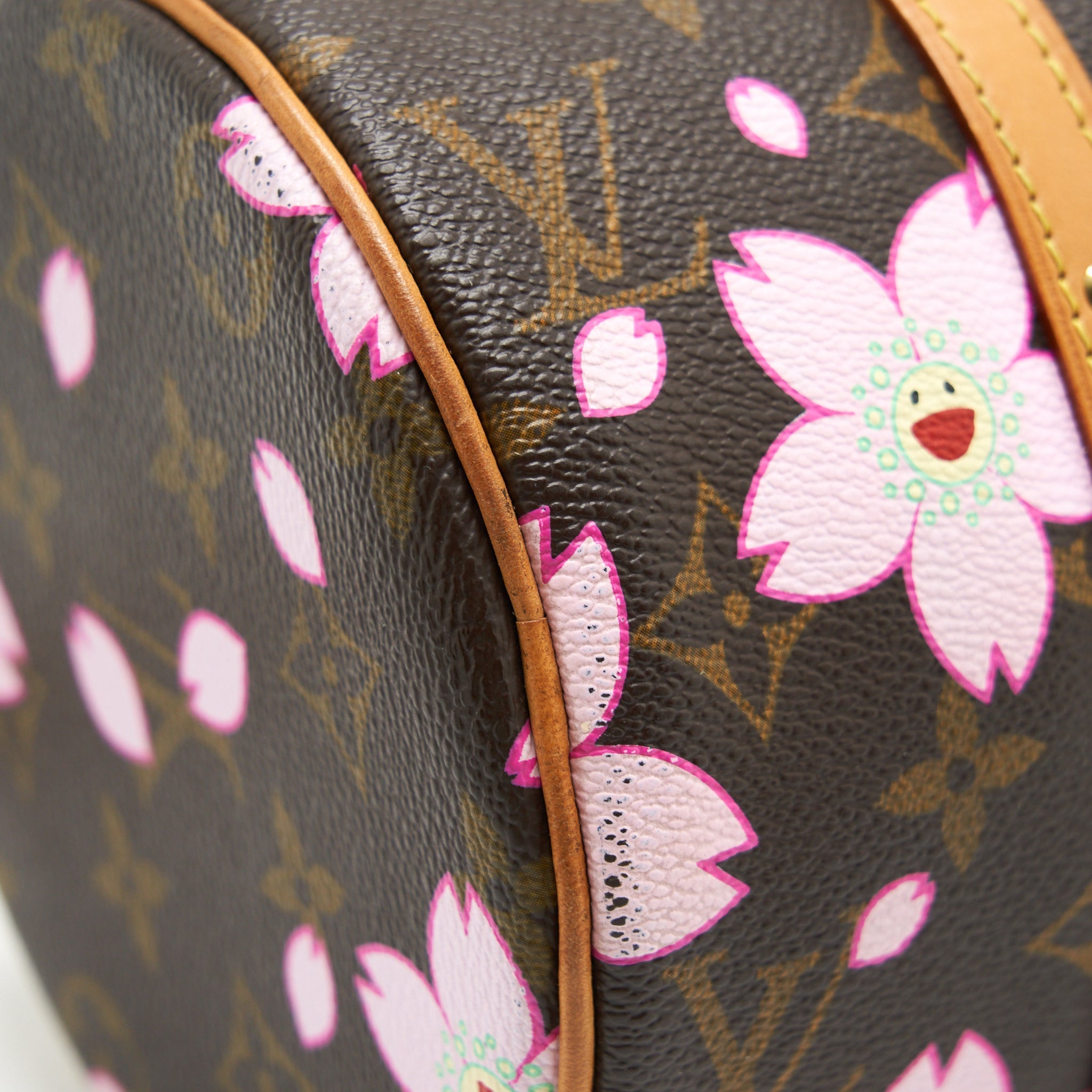 LOUIS VUITTON VINTAGE PAPILLON CHERRY BLOSSOM MONOGRAM CANVAS GHW