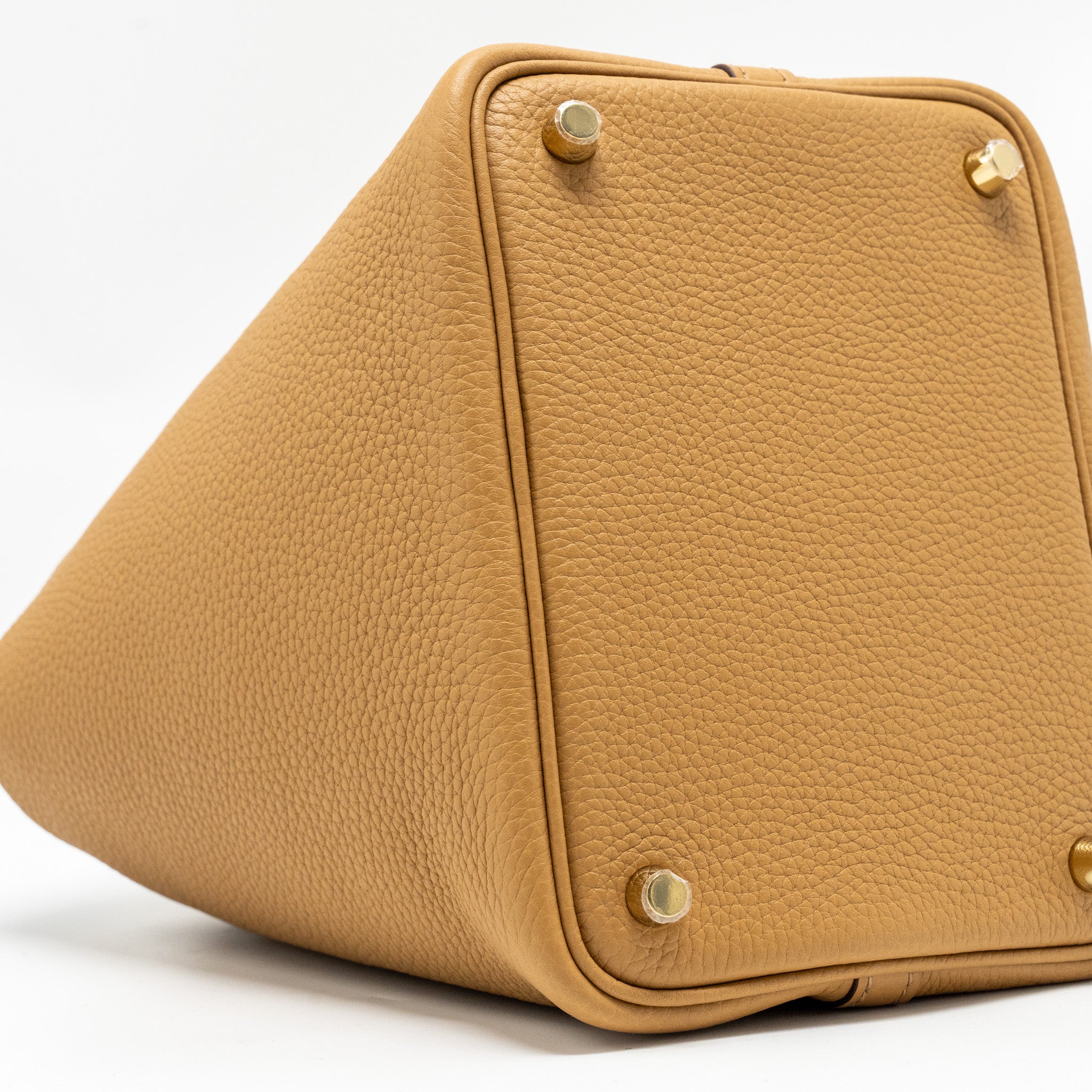 HERMES PICOTIN 18 LOCK BAG CLEMENCE 4B BISCUIT GHW