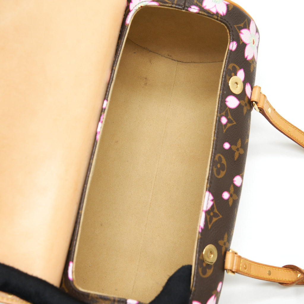 LOUIS VUITTON VINTAGE PAPILLON CHERRY BLOSSOM MONOGRAM CANVAS GHW