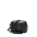 SAINT LAURENT/YSL LOU CAMERA BAG CALFSKIN BLACK GHW