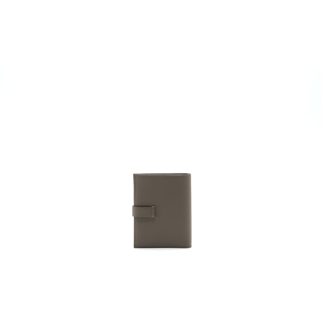 HERMES BEARN COMPACT WALLET GRIS ETAIN RGHW