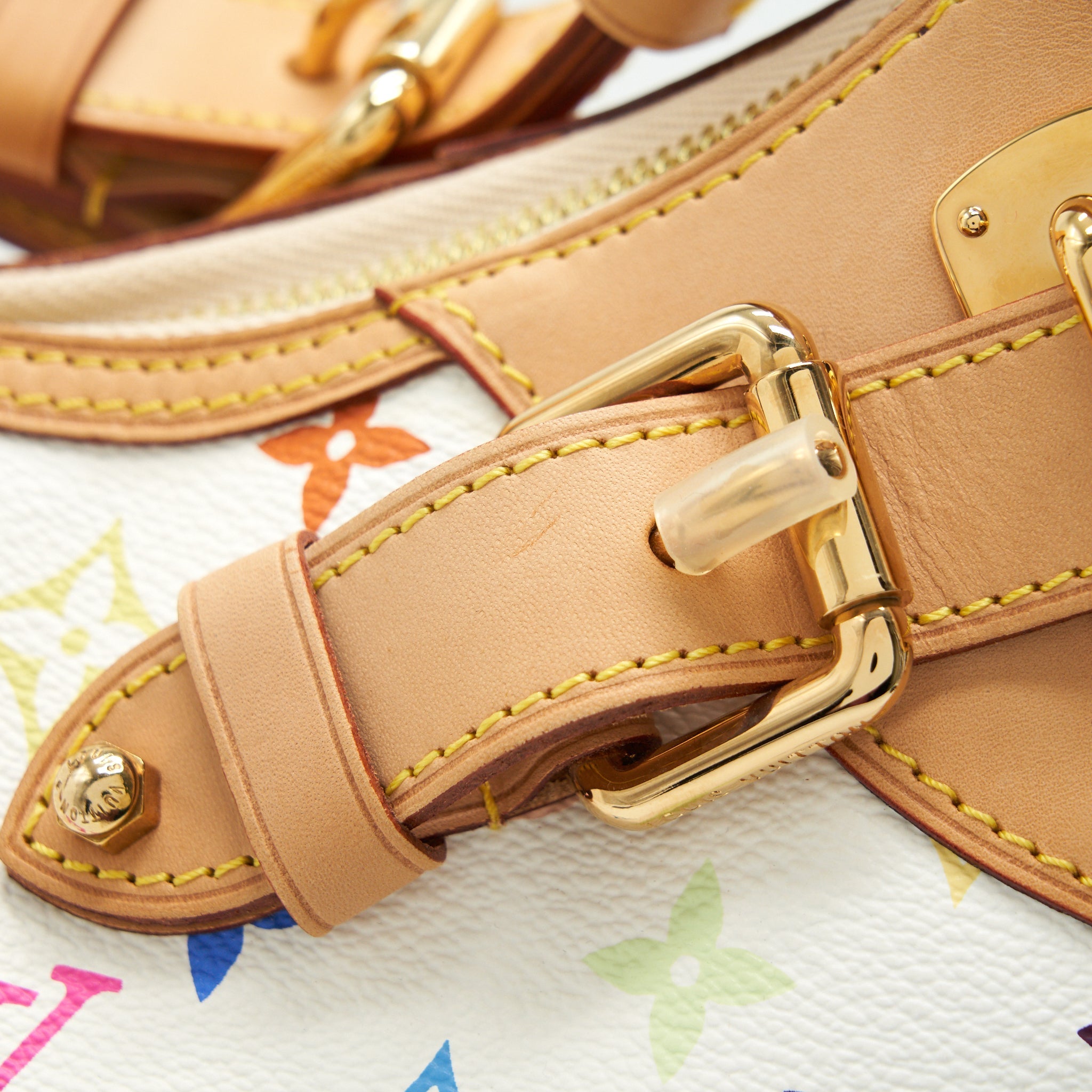 LOUIS VUITTON GRETA BAG MONOGRAM WHITE MULTICOLOR