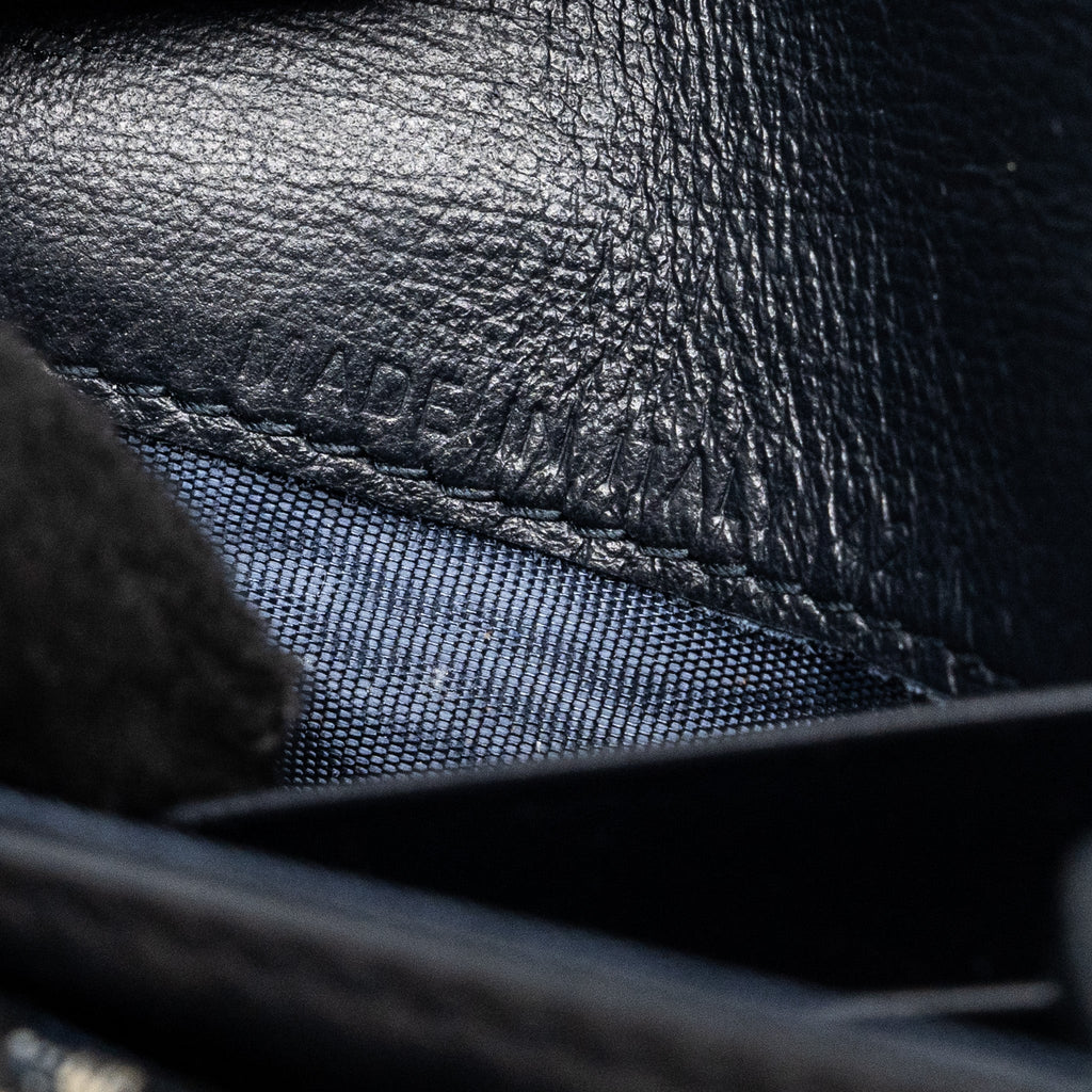 DIOR SADDLE FLAP CARD HOLDER OBLIQUE CANVAS BLUE GHW