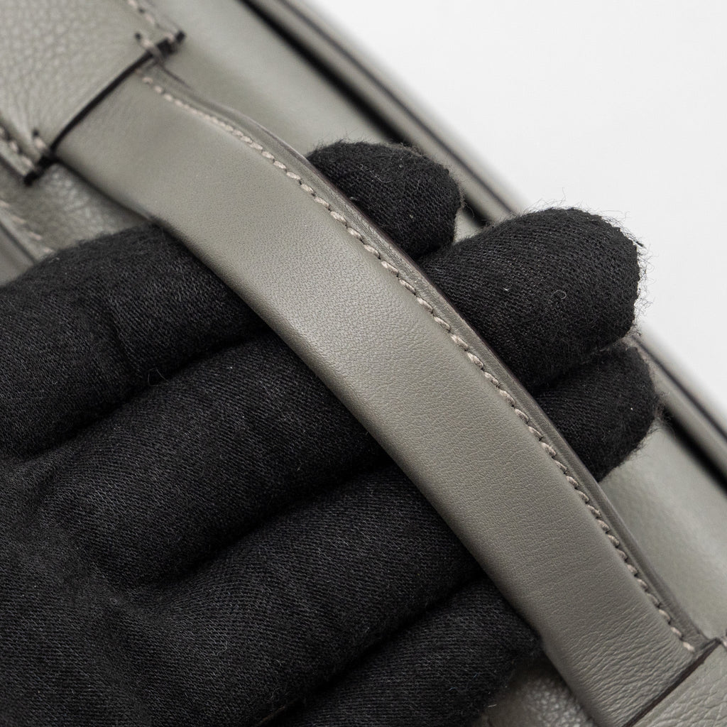 HERMES MINI 24/24 2424-21 BAG EVERCOLOR / SWIFT GRIS MEYER GHW