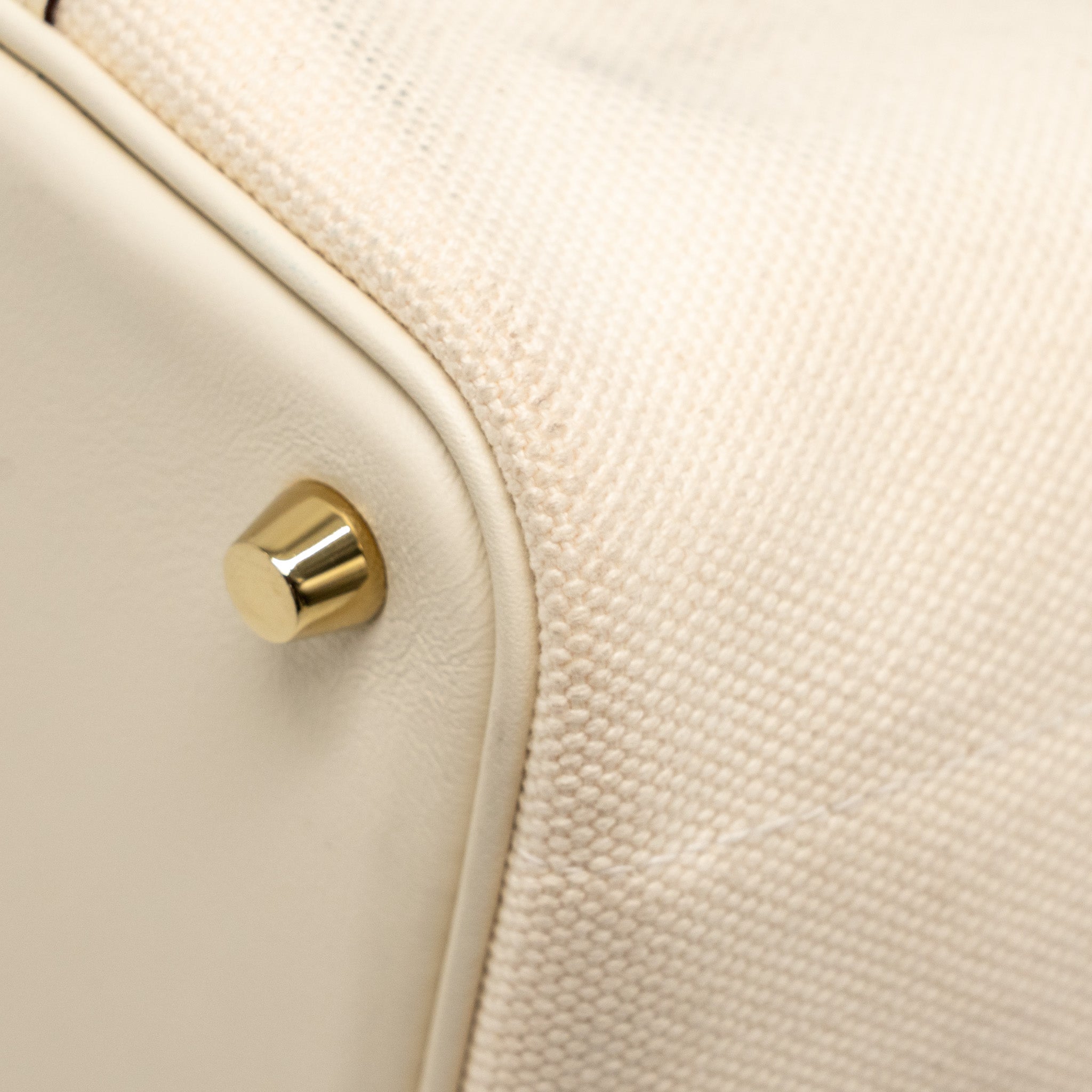HERMES CARGO PICOTIN 18 LOCK BAG CANVAS/SWIFT NATA GHW