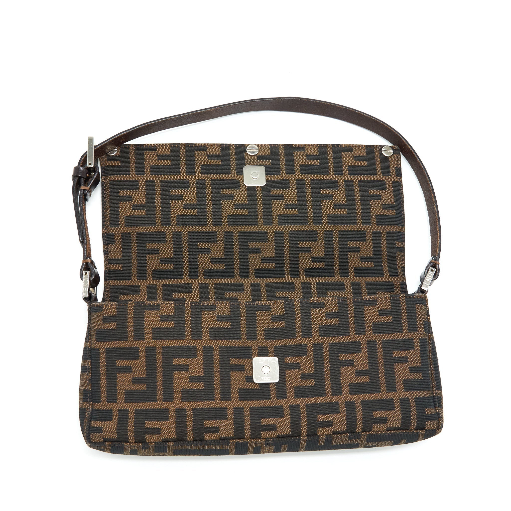 FENDI VINTAGE FF LOGO SHOULDER BAG