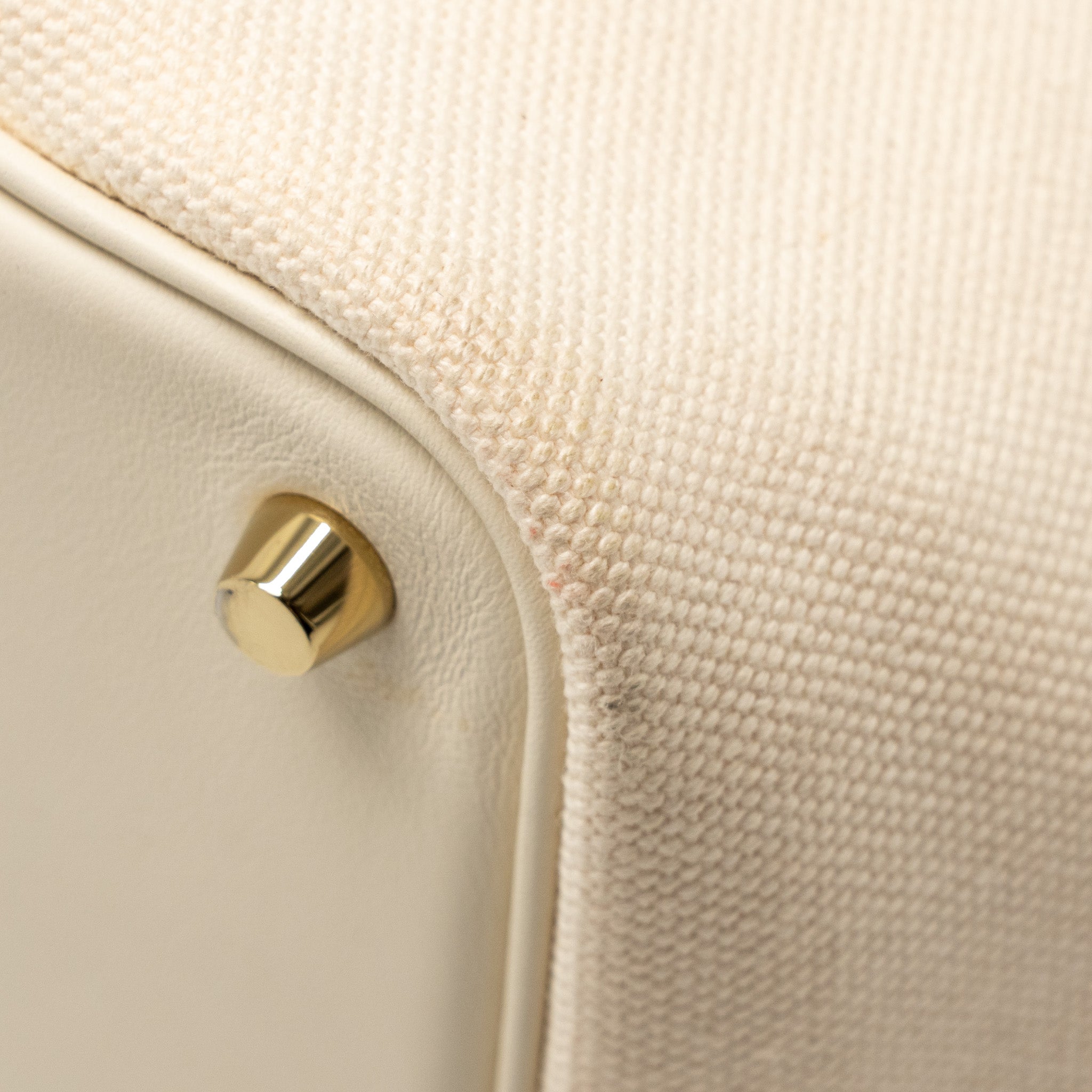 HERMES CARGO PICOTIN 18 LOCK BAG CANVAS/SWIFT NATA GHW
